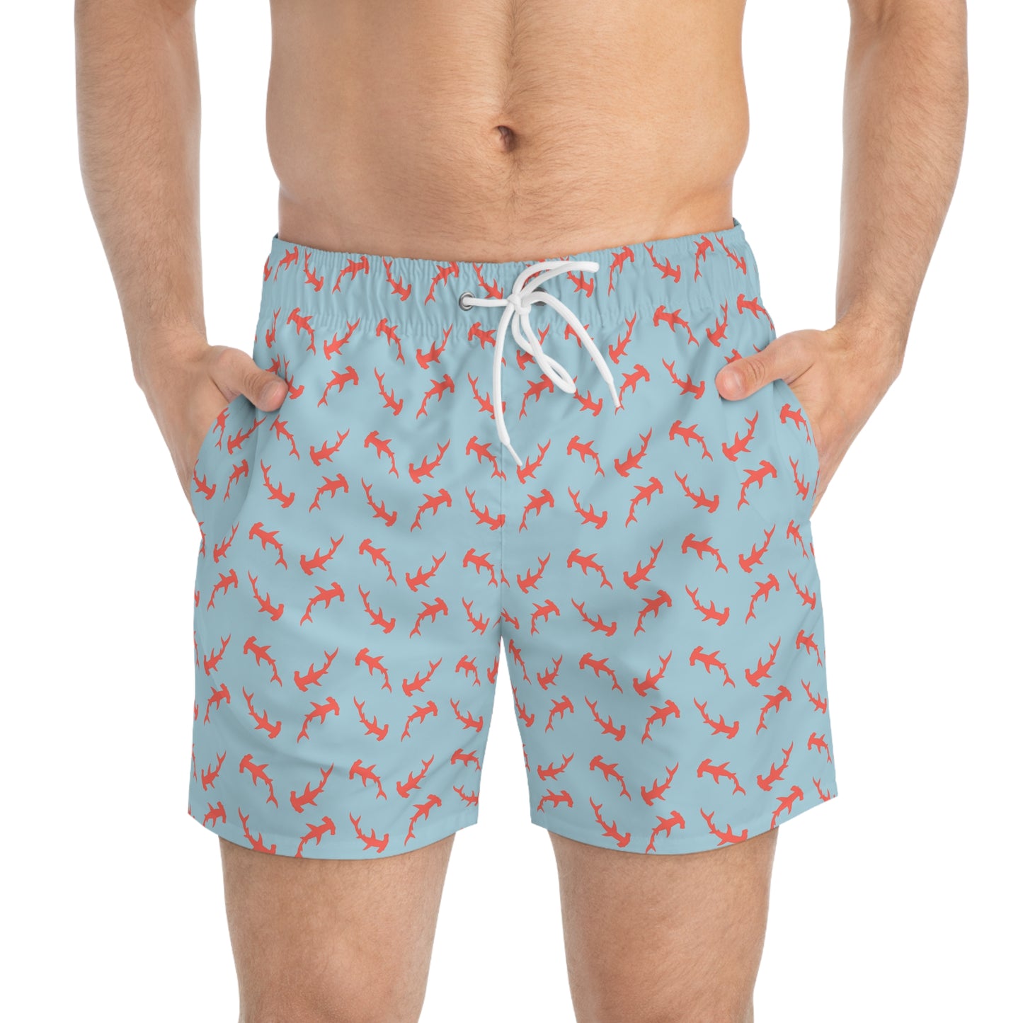 Men's Hammerhead Shark Swim Trunks for Summer | Ocean-inspired Beachwear