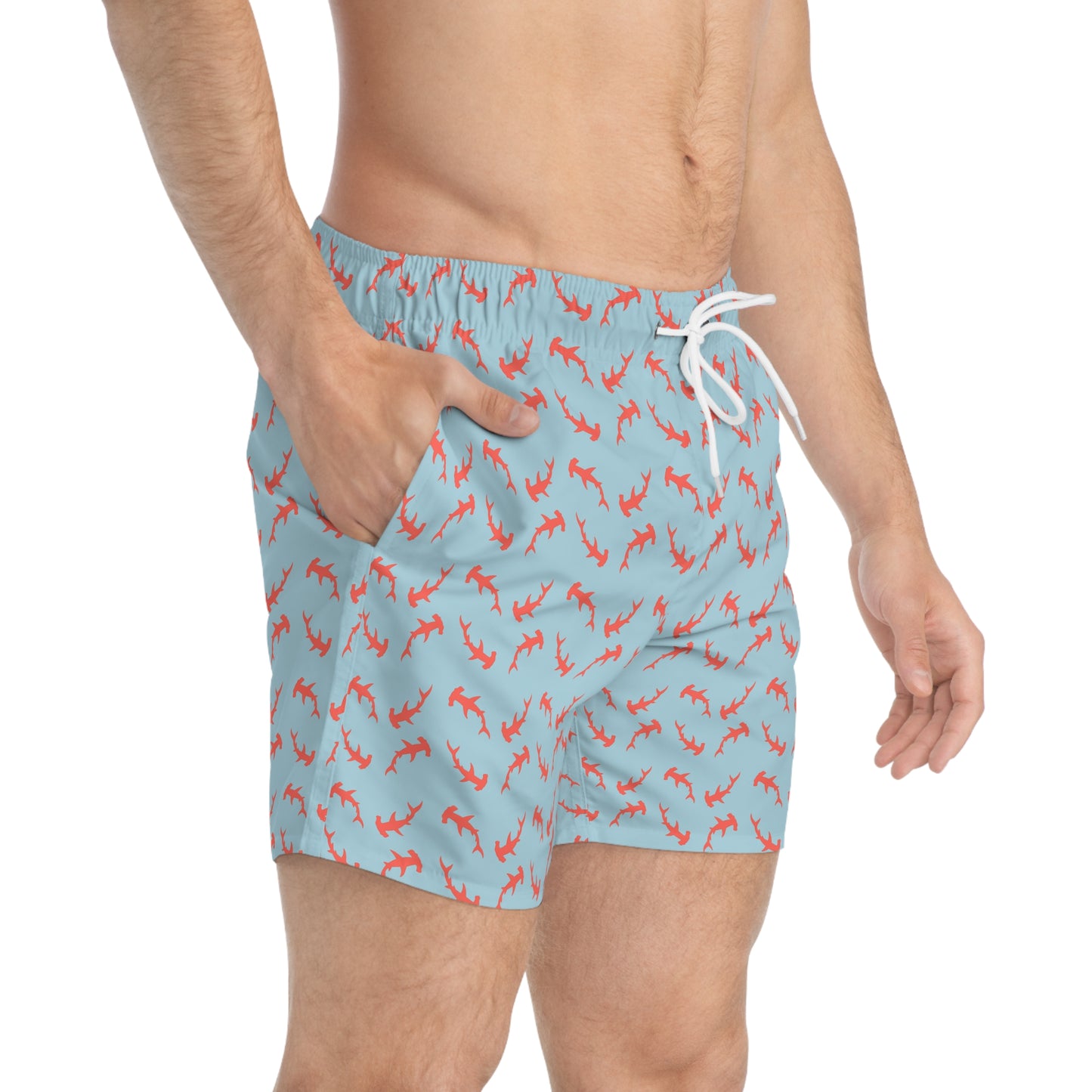 Men's Hammerhead Shark Swim Trunks for Summer | Ocean-inspired Beachwear