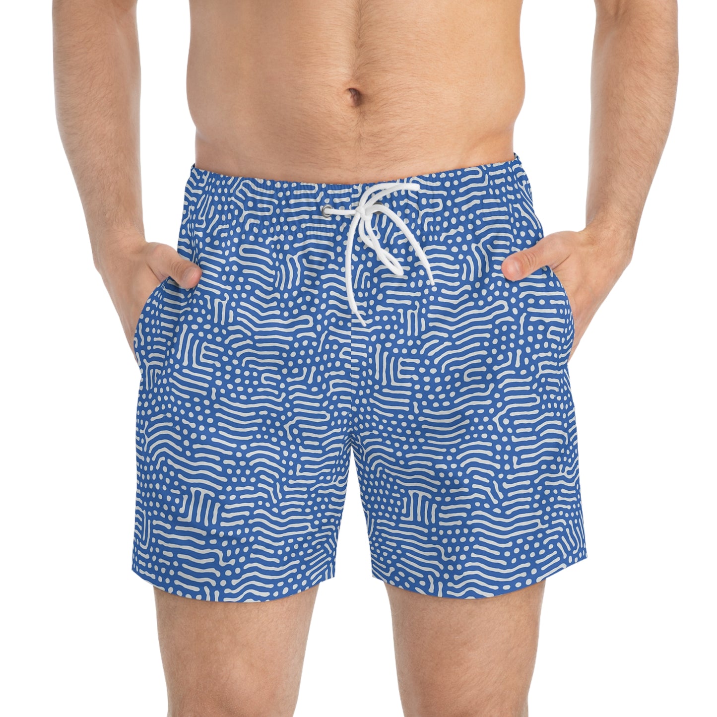 Men's Sea Bubbles Swim Trunks for Summer | Ocean-Inspired Beachwear