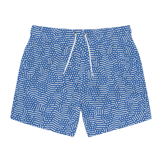 Men's Sea Bubbles Swim Trunks for Summer | Ocean-Inspired Beachwear