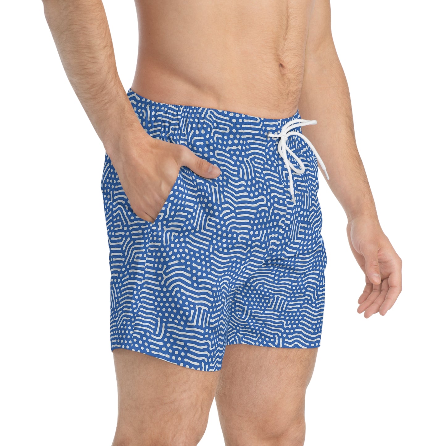 Men's Sea Bubbles Swim Trunks for Summer | Ocean-Inspired Beachwear