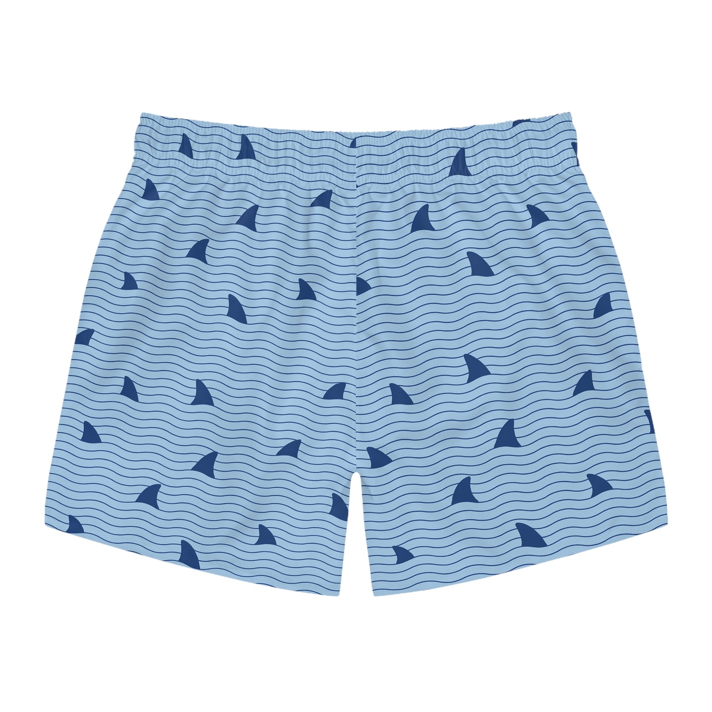 Men's Shark Fins Pattern Swim Trunks for Summer - Perfect Beachwear