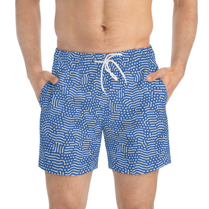 Men's Sea Bubbles Swim Trunks for Summer | Ocean-Inspired Beachwear