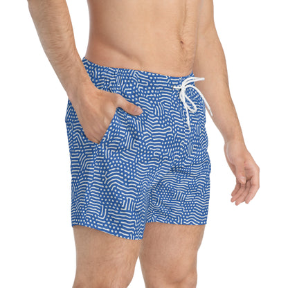 Men's Sea Bubbles Swim Trunks for Summer | Ocean-Inspired Beachwear